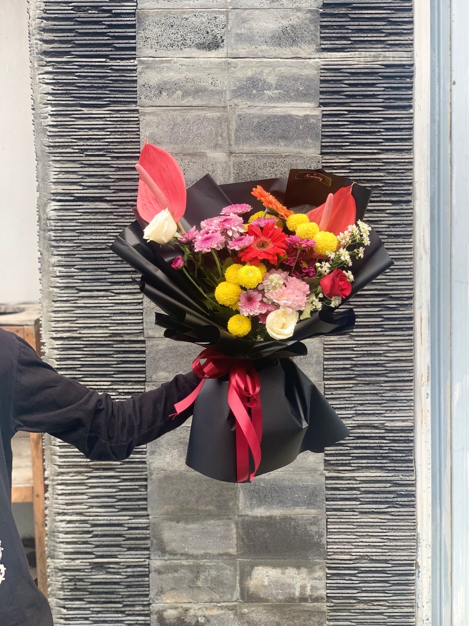 Buket Bunga Fresh Flower Medium BUK-8YRYQ