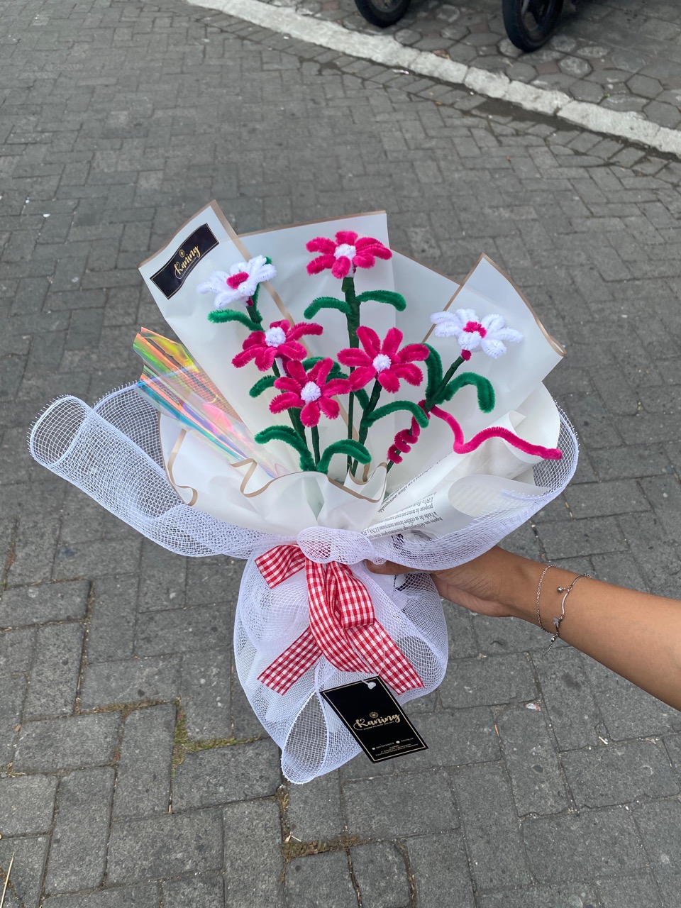 Buket Bunga Pipe Cleaner BUK-3RSPW