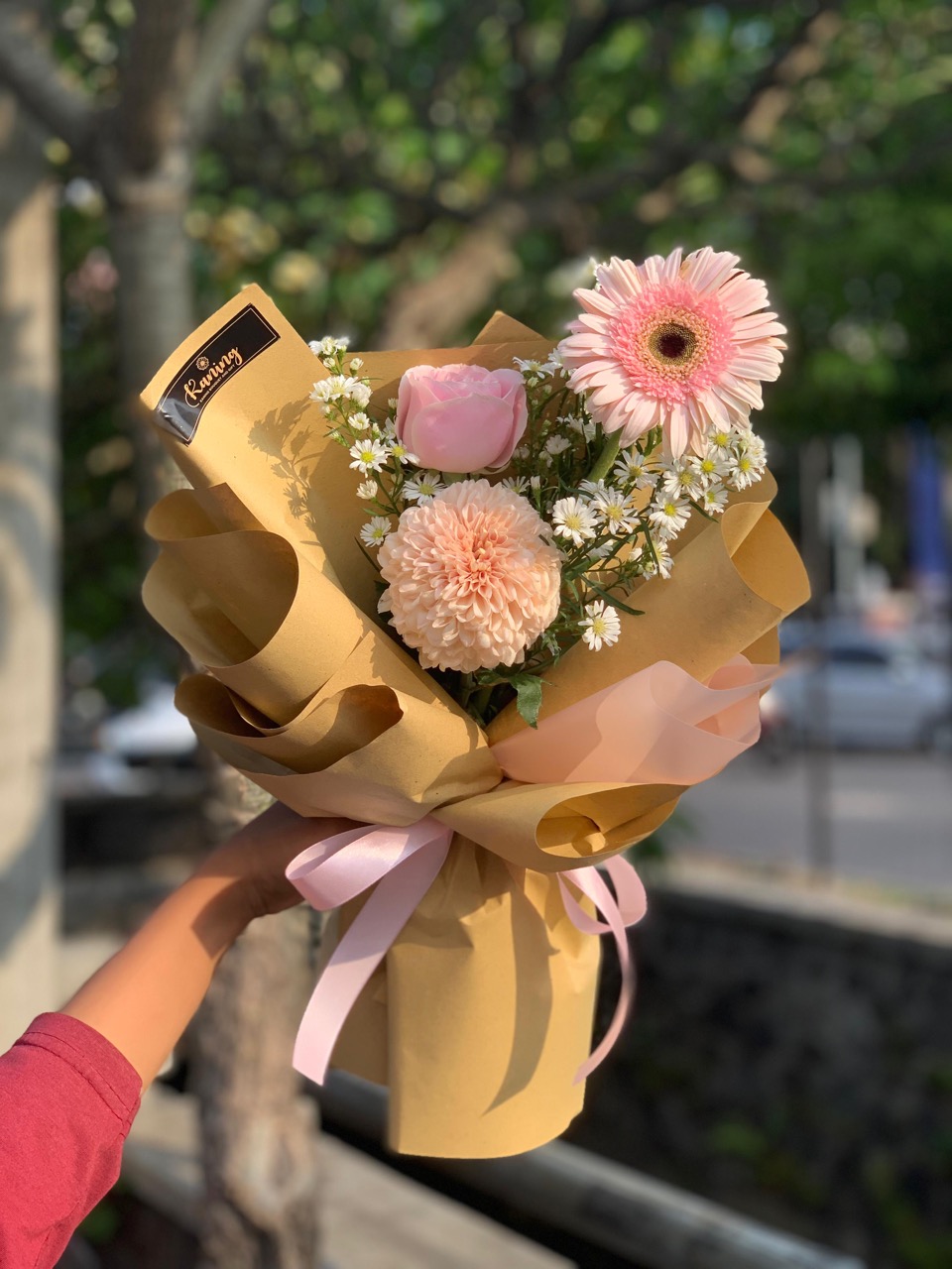 Buket Bunga Fresh Flower Medium BUK-PTYHE